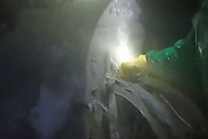 许昌消防水池堵漏现场